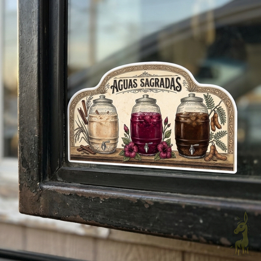 Aguas Sagradas Vinyl Sticker