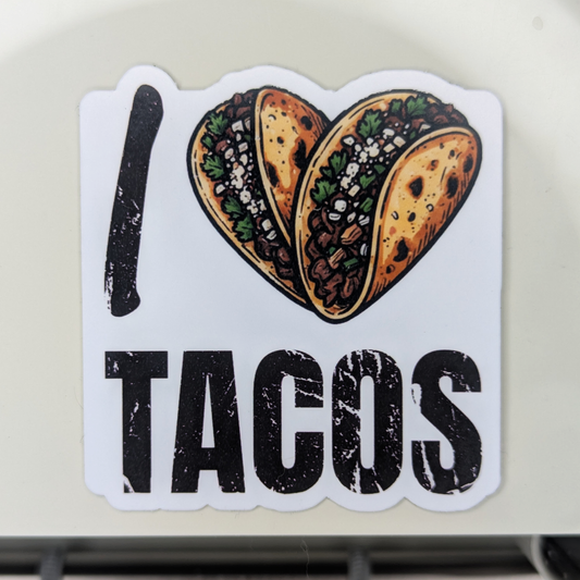 I Heart Tacos Sticker