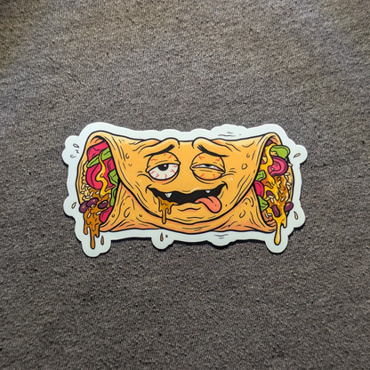"Buggin' Burrito" Radito Sticker