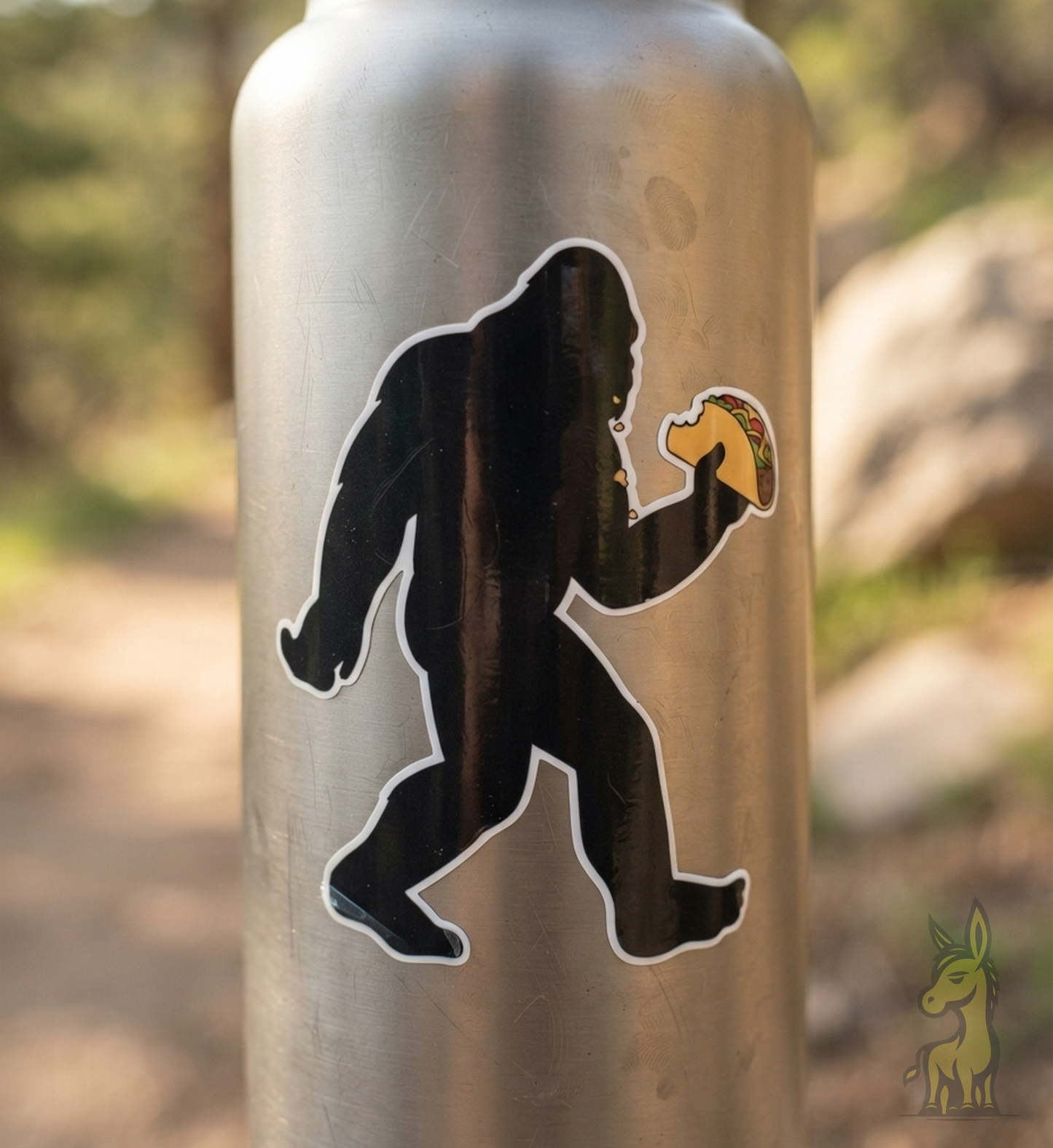 Sasquatch Taco Bite Vinyl Sticker