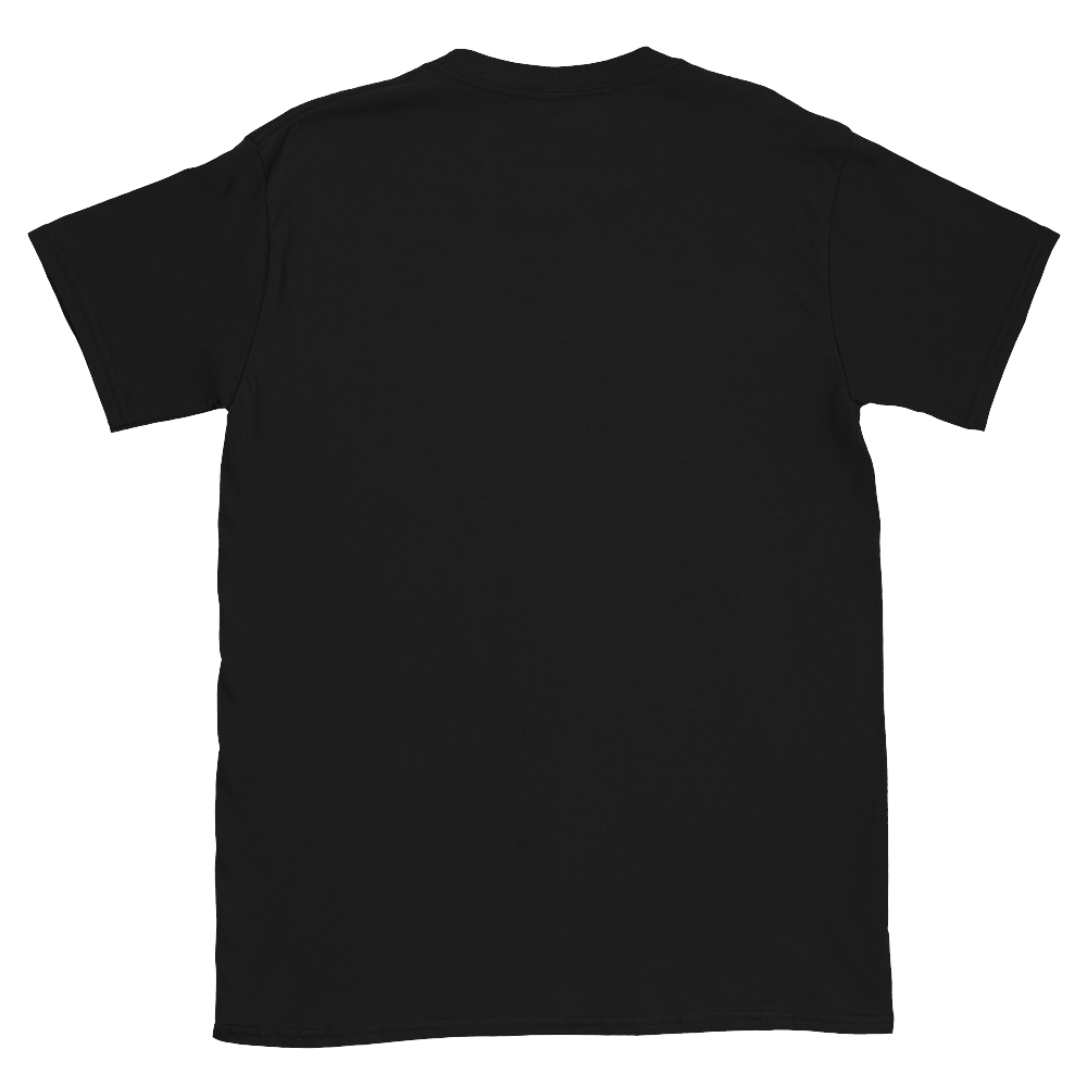 First Contact Tee - astronaut and grey alien standoff design, one offering a taco