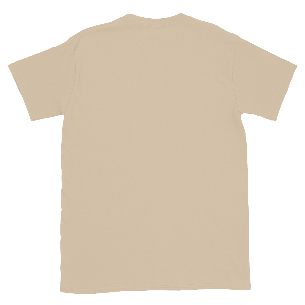 First Contact Tee - astronaut and grey alien standoff design, one offering a taco