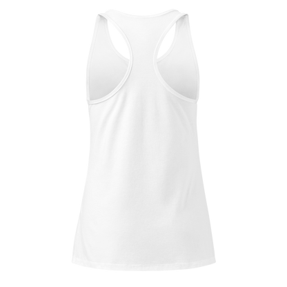 Burritofly Racerback Tank - a burrito-bodied, taco-winged creature with hot sauce bottle antennae
